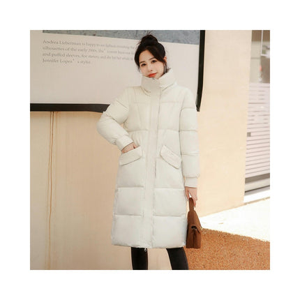 Women's Warm Puffer Coat Hooded Thickened Long Winter Jacket Outwear
