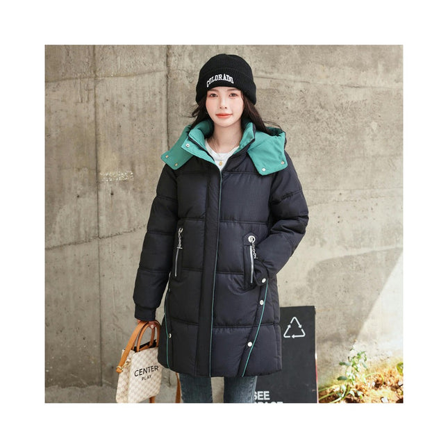 Women's Winter Coat Puffer Thickened Jacket Warm Outwear with Hood