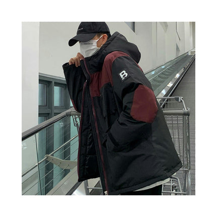 Women's Winter Coats Zip Up Long Sleeve Puffer Jacket with Hood