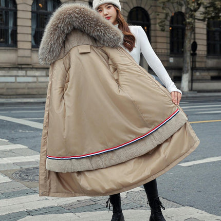 Women's Winter Coat Hooded Parka Coat Warm Lined Long Jackets