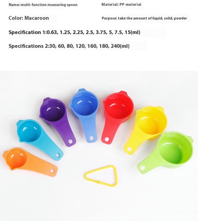 Measuring Cups and Spoons Plastic Measuring Cups and Spoons Set of Plastic Measuring Cup for Kitchen Tool