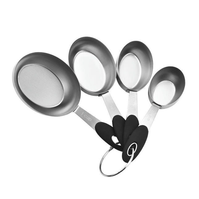 Stainless Steel Measuring Cup & Spoon Set - Kitchen Tools for Cooking Dishwasher Safe and Easy to Clean