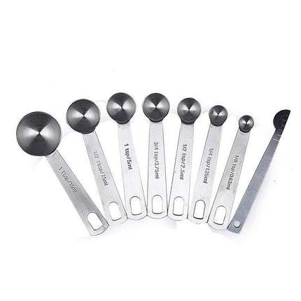 Stainless Steel Measuring Spoons Set for Dry and Liquid Ingredients Dishwasher Safe and Easy to Clean