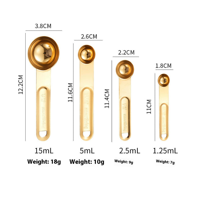 Small Tablespoon With Metric and US Measurements - Set Of For Measuring Dry and Liquid Ingredients Tool