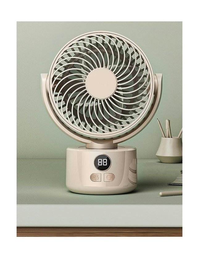 Home Air Circulation Desk Fan-Student Dormitory Desktop Office Small Desk Fan