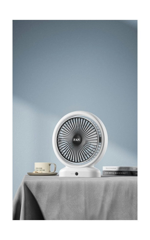 Small USB Desk Fan, Portable Quiet 3-Speed Desk Fan, Adjustable Mini Fan for Home Office Desk Bedroom