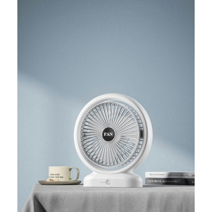 Small USB Desk Fan, Portable Quiet 3-Speed Desk Fan, Adjustable Mini Fan for Home Office Desk Bedroom