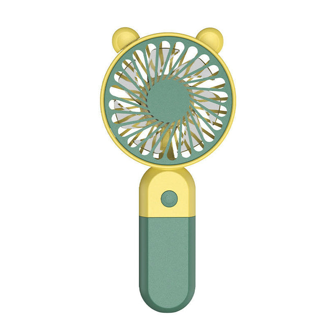 Portable Handheld Fan-3 Speed Mini Cute Fan-USB Battery Rechargeable Desktop Fan
