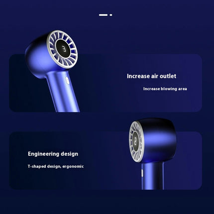 Portable Mini Fan,5 Speeds Small Hand Fan USB Rechargeable, Personal Fan Battery Operate