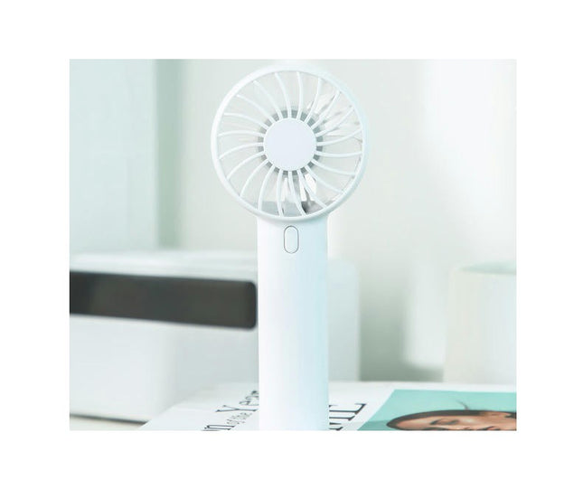 Mini Portable Fan, Powerful Handheld Fan, Cute Design 3 Speed Personal Small Desk Fan with Base