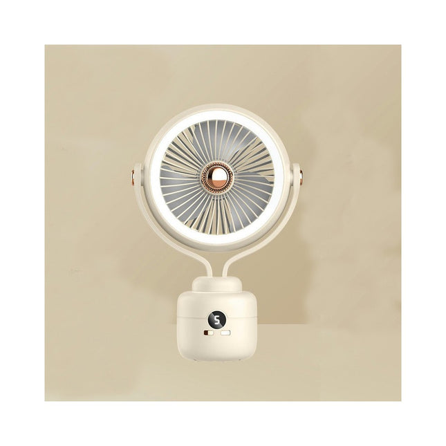 Outdoor Camping Fan-Home Desktop with Tripod Multi-function Suspension Shaking Head Fan