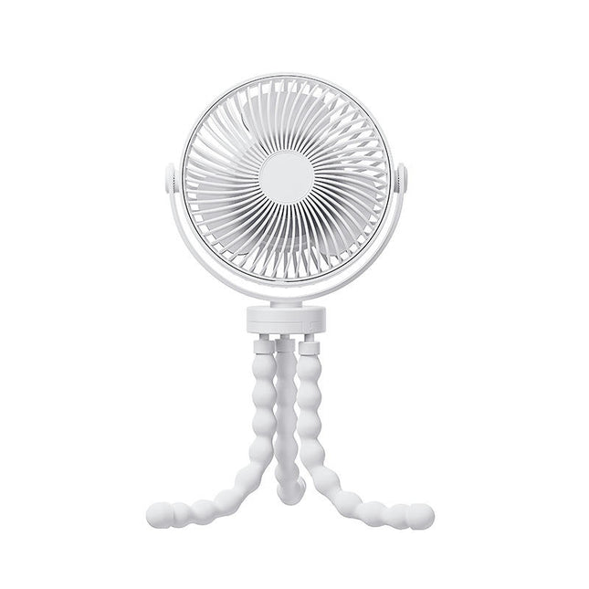 Mini Portable Fan,4 Speed USB Charging 360 degrees Flexible Tripod Cooling Fan, Suitable for Car Seat Crib