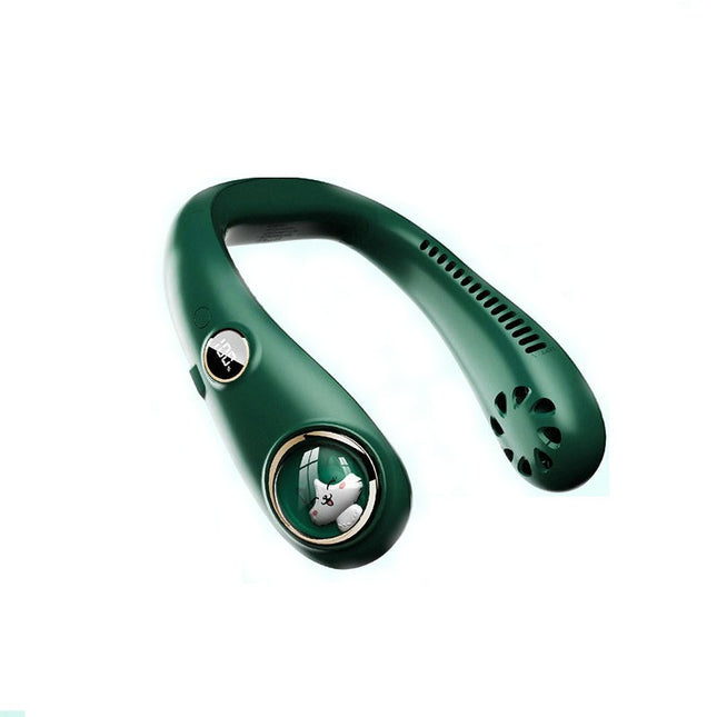 Portable Neck Fan, USB Charging Bladeless Fan, 3 Speeds Adjustment Hands Free Personal Fans