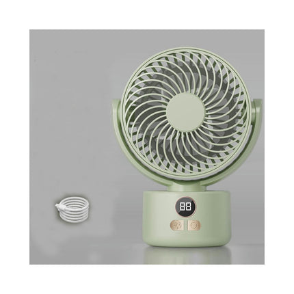 USB Desk Fan, 3 Speeds Powerful Portable Fan, 5.5 Inch Quiet Cooling Mini Fan, 90 degrees Rotate Small Table Fan