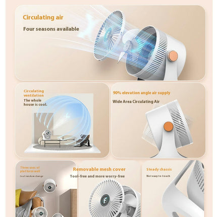 USB Fan Mini, with 3 Speed, Table Personal Cooling Fan, Quiet Mini Desk Fan, Small Fan for Home Office Bedroom Car Travel