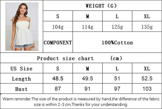 Ruffle Tank Tops for Women Summer Spaghetti Strap Sleeveless Tie Babydoll Tops