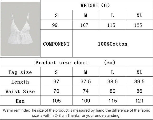 Women's Deep V Neck Pleated Ruffle Hem Sleeveless Spaghetti Strap Crop Cami Tank Top