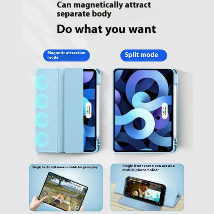 Magnetic iPad Case Cover with Pencil Holder and Stand