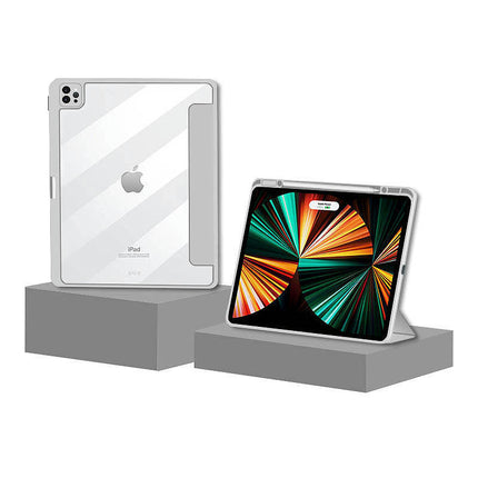 Magnetic iPad Case Cover with Pencil Holder and Stand 1
