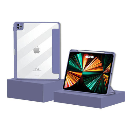 Magnetic iPad Case Cover with Pencil Holder and Stand