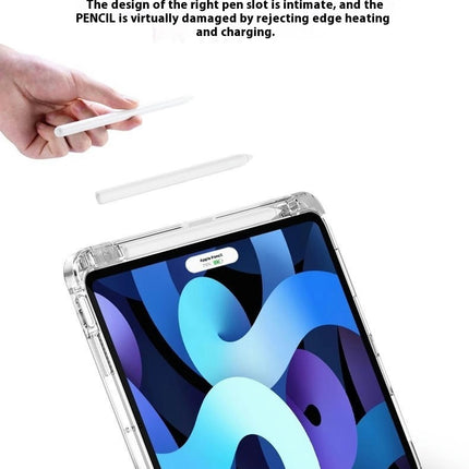 Auto Sleep/Wake iPad Case Cover with Stand and Pencil Holder-A 1