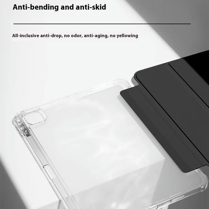 Auto Sleep/Wake iPad Case Cover with Stand and Pencil Holder-A 1