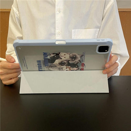 Cute Case for iPad with Auto Wake/Sleep and Stand