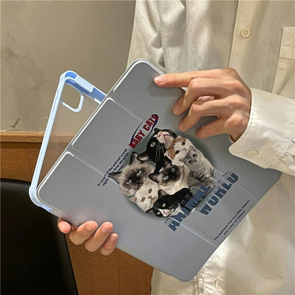 Cute Case for iPad with Auto Wake/Sleep and Stand