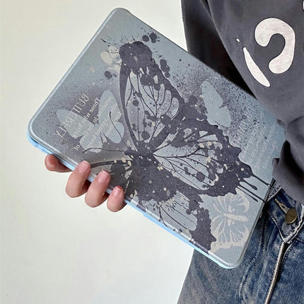 Butterfly Auto Wake Sleep iPad Case Cover with Stand