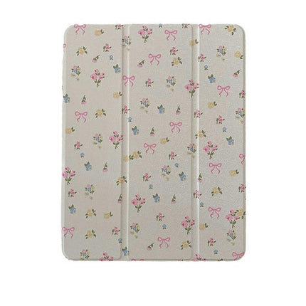 Flower Lightweight iPad Case Cover with Auto Wake/Sleep-A1