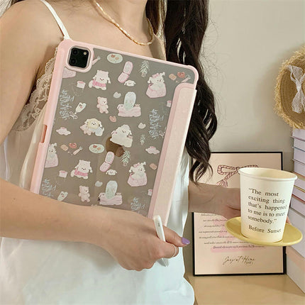 iPad Case Cover with Magnetic Stand & Auto Sleep/Wake Tablet Case-A