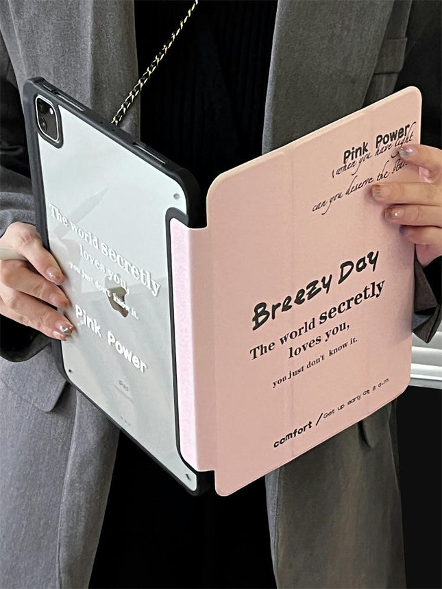 Smart Stand iPad Case Cover with Pencil Holder Tablet Protective Cover