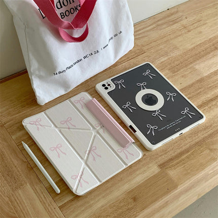 Magnetic iPad Case Cover with Pencil Holder Tablet Protective Cover-B1