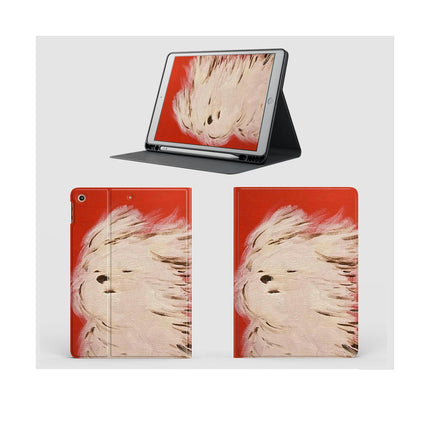 Cute Protective Tablet Cover iPad Case with Stand Auto Sleep/Wake-A 1