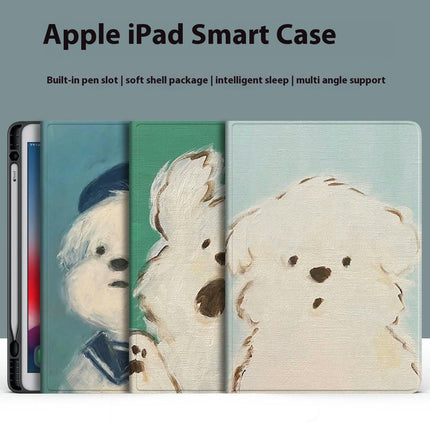 Cute Protective Tablet Cover iPad Case with Stand Auto Sleep/Wake-A 1