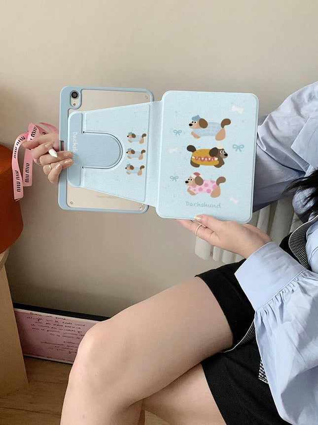 Magnetic Stand iPad Case Cover with Pencil Holder Auto Sleep/Wake