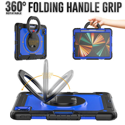 Protective Tablet Cover Drop Proof iPad Case Cover with Rotating Stand-A 1