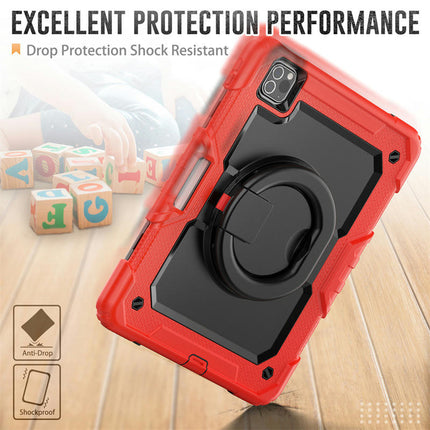 Protective Tablet Cover Drop Proof iPad Case Cover with Rotating Stand-A 1