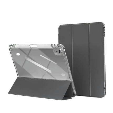 iPad Case Cover with Pencil Holder/Auto Wake/Sleep/Tri-fold Stand-A