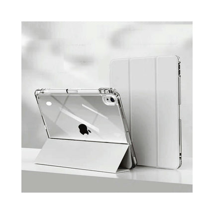 iPad Case Cover with Pencil Holder/Auto Wake/Sleep/Tri-fold Stand-A