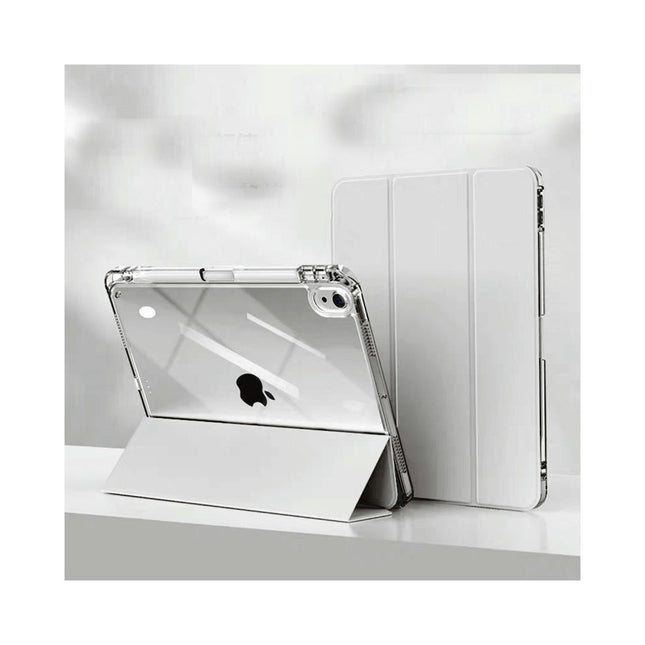 iPad Case Cover with Pencil Holder/Auto Wake/Sleep/Tri-fold Stand-A