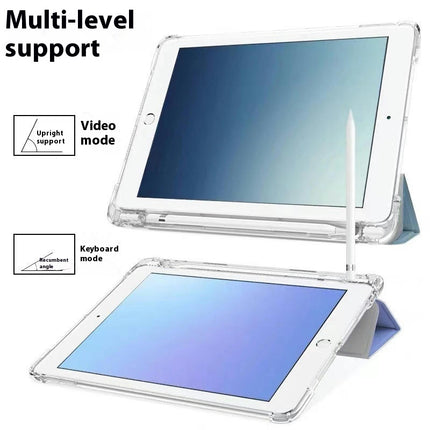 iPad Case with Pencil Holder, Auto Sleep/Wake Protective Cover for iPad-A