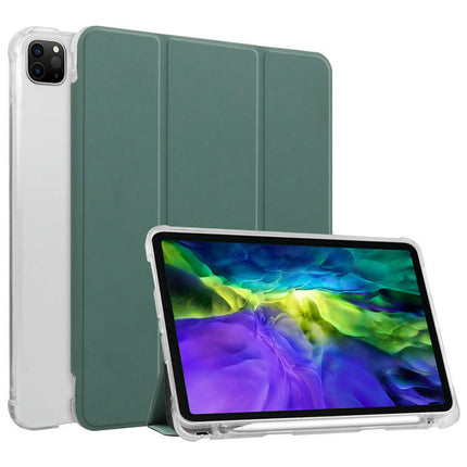 iPad Case Cover with Pencil Holder Tri-fold Stand Protective Case with Auto Sleep Wake 1