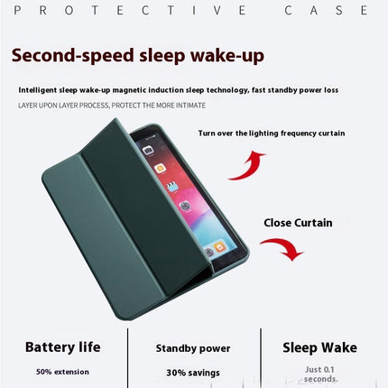 iPad Case Cover Tri-fold Stand Protective Case with Auto Sleep Wake 1