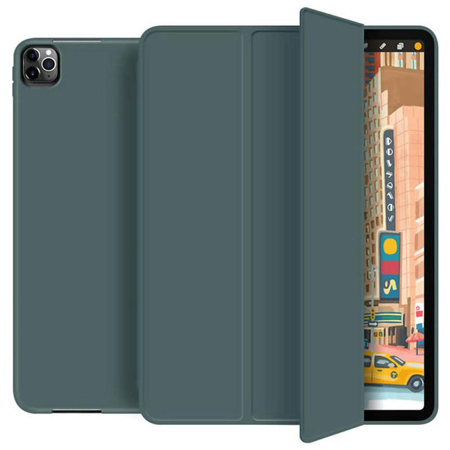 Case for iPad with Pencil Holder iPad Case Cover with Auto Sleep/Wake-A