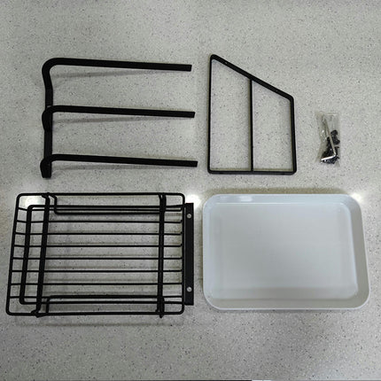 Sponge Holder for Kitchen Sink Caddy Organization - with Detachable Towel Holder