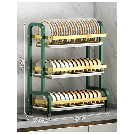 Dish Drying Rack Stainless Steel Drain Rack Dish Rack Combination Kitchen Rack Dishcloth Storage Tool