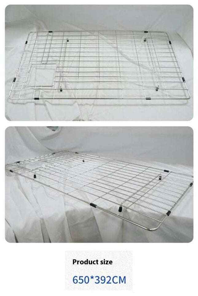 Sink Protectors Stainless Steel Sink Grate for Kitchens Bottom Grid Metal grates with Rear Drain Hole