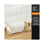 White (Single layer plate rack)