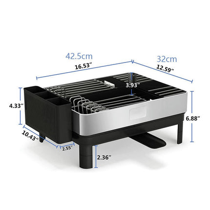 Dish Drainage Rack Kitchen Single-Layer Kitchen Supplies Vegetable Fruit Drain Board Household Organizer